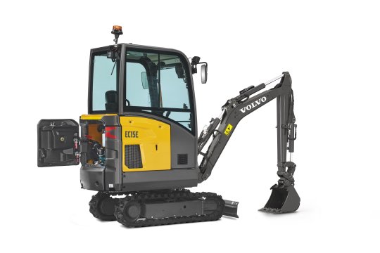 VOLVO EC15E - Volvo ec15e rechtsachter kap open - Volvo EC15E