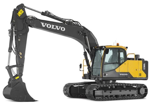 VOLVO EC180E - Volvo ec180e linksvoor 1 - EC180E Uitrustingstuk