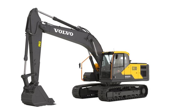VOLVO EC200E - Volvo ec200 linksvoor 3 - EC200E Uitrustingstuk