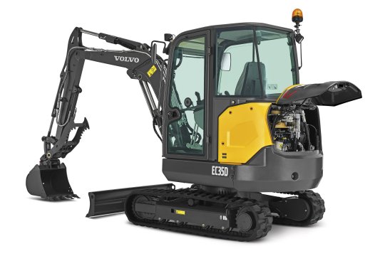VOLVO EC35D - Volvo ec35d linksachter kap open - Volvo EC35D