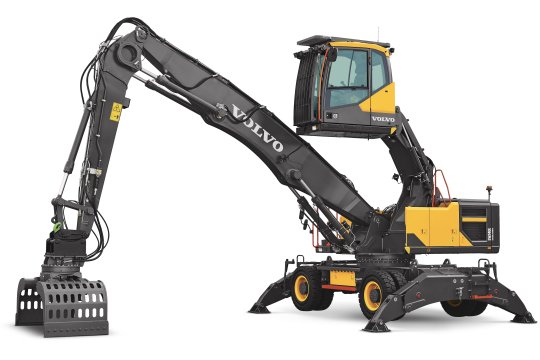 VOLVO EW240E MH - Volvo ew240e mh linksvoor cabine omhoog 1 - Volvo EW240E MH